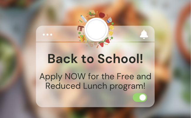 School Lunch Application and Info.